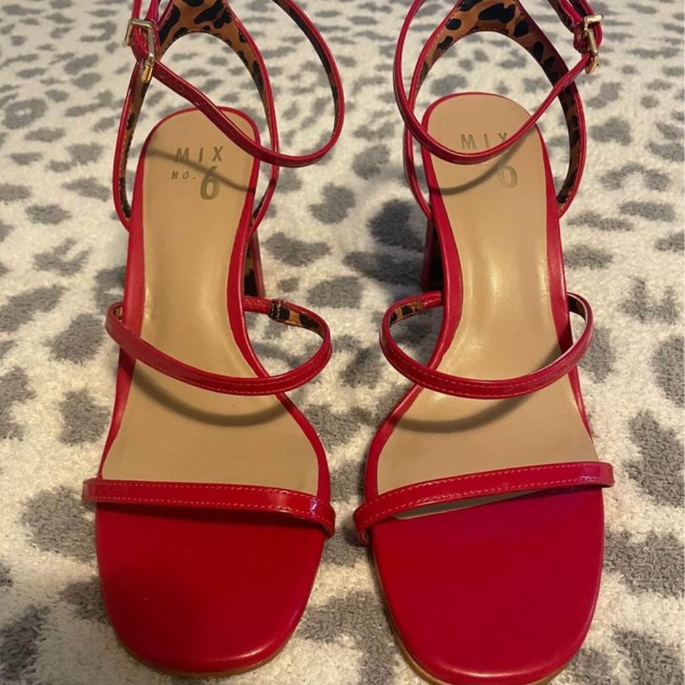 Red 4" heels